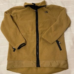 North Face women’s zip up jacket - Teddy Bear brown